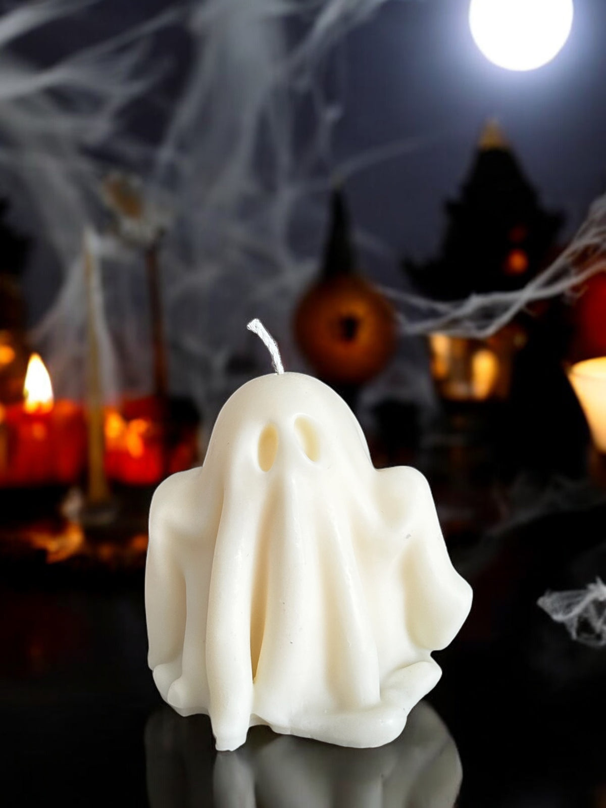 Halloween Ghost Candle – Unscented Soy Wax