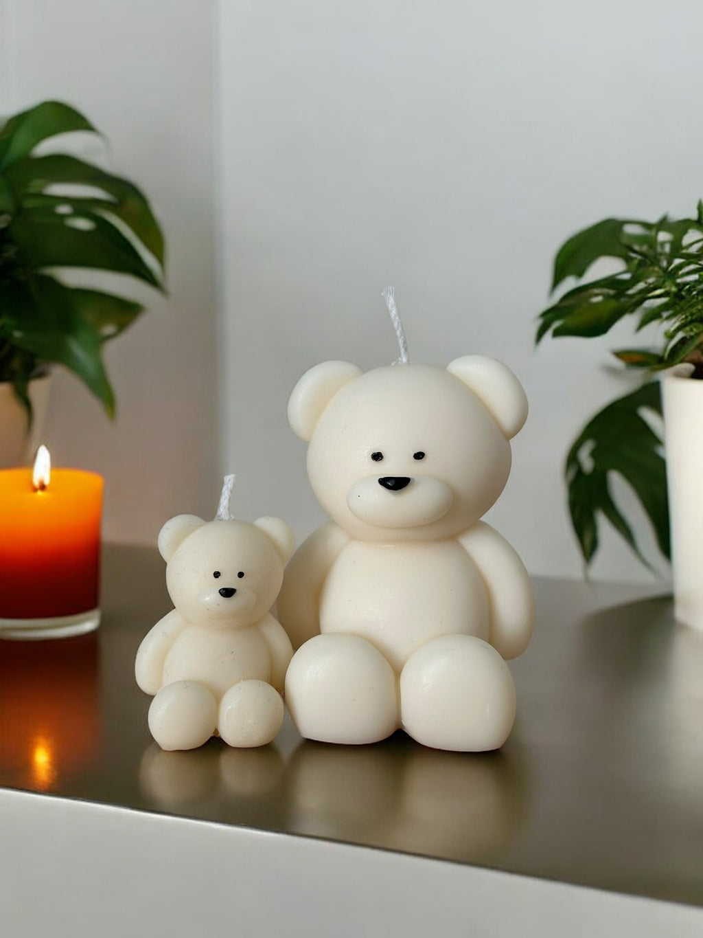 🧸 Teddy Bear Candle Set