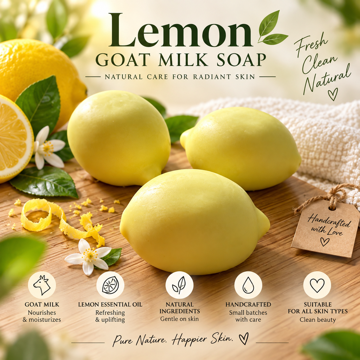 Lemon Goat Milk Soap