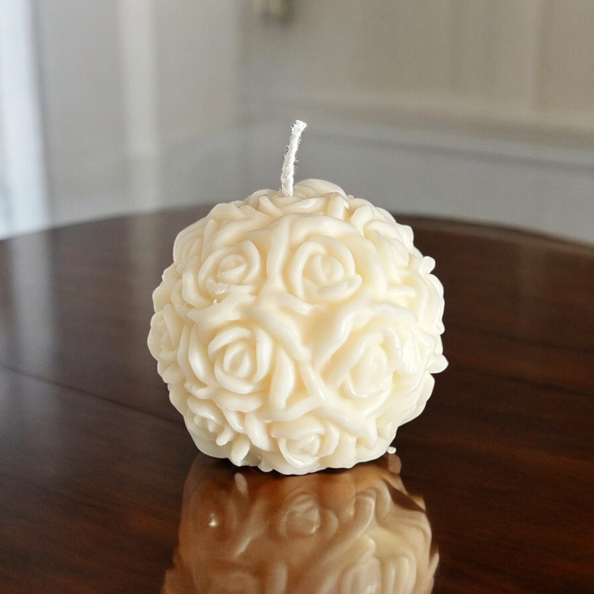 Rose Sphere Candle Set